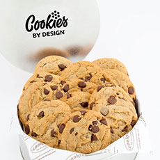 TIN12-CC - Tin of One Dozen Chocolate Chip Gourmet Cookies